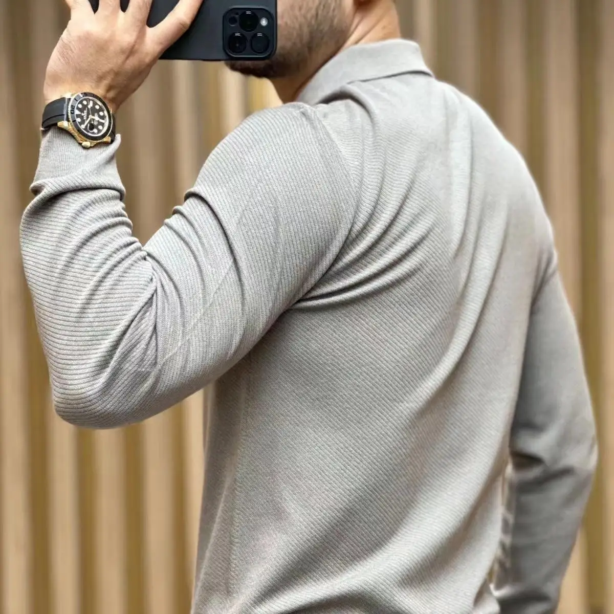 

Slim Fit Long Sve irt Повседневный вязаный свитер с отложным воротником для мужчин Busin Casual Sle Осенняя модная городская одежда