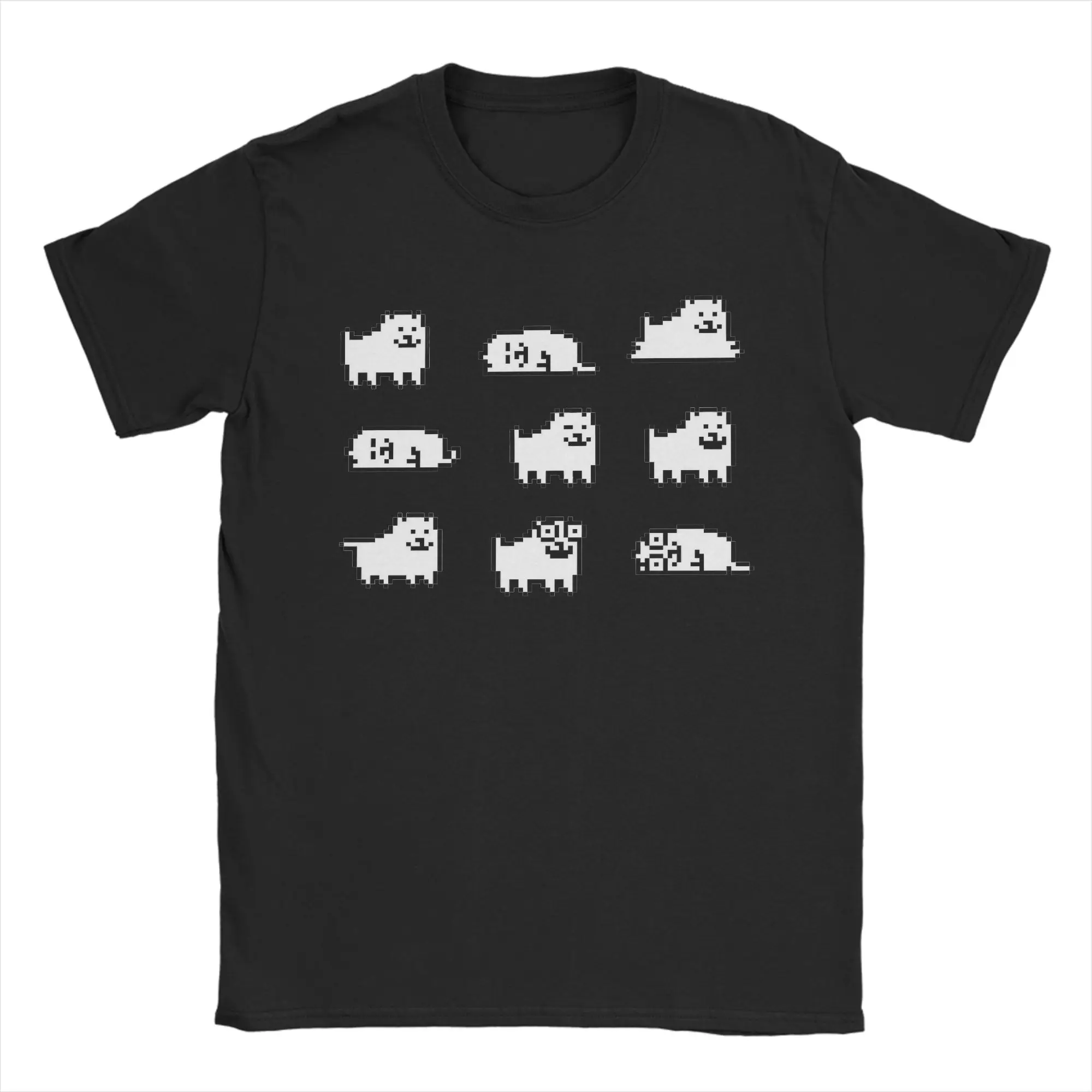 Annoying Dog Game T Shirts Undertales 100% Cotton Clothing Novelty Short Sleeve Crew Neck Tee Shirt New Arrival T-Shirts