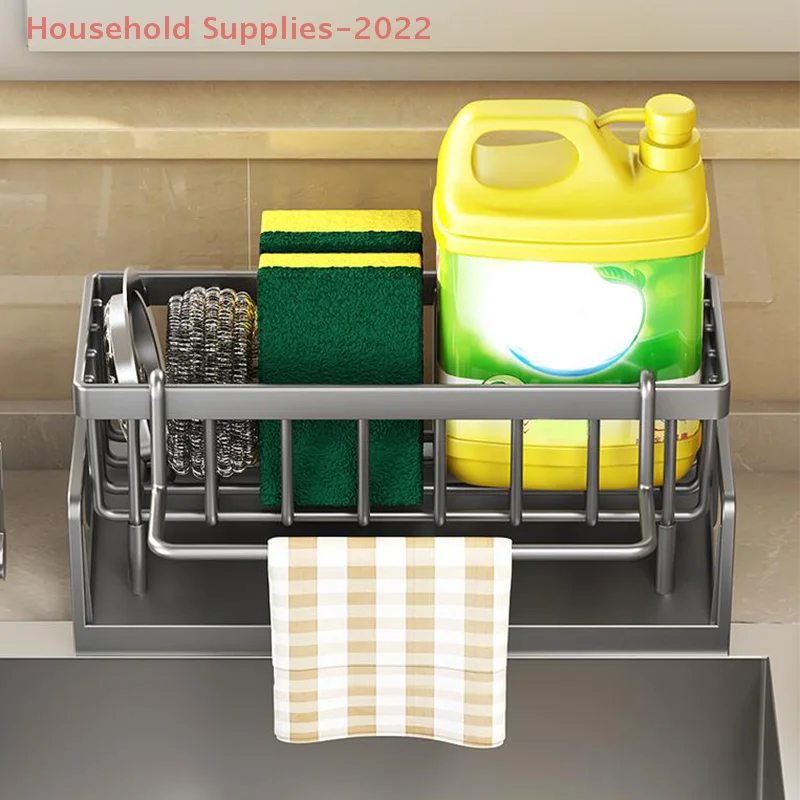 

Многофункциональная полка для губок, сушилка, кухонная полка, тряпка для раковины, моющее средство для мытья посуды, органайзер для кухонных полотенец, кухонные стеллажи для хранения