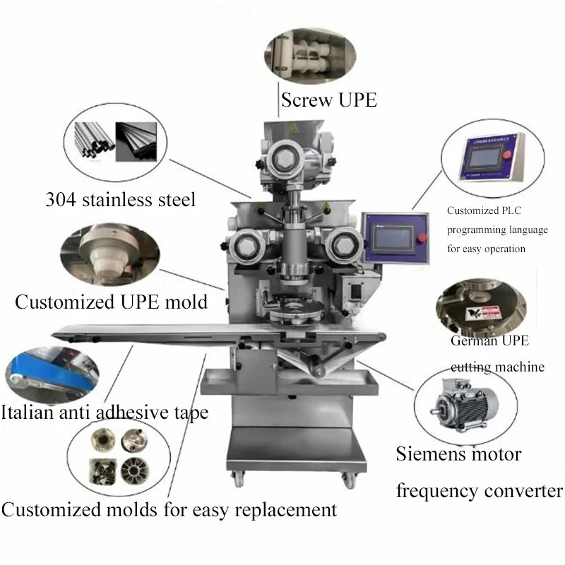 Rheon Encrusting Machine Automatic Mochi Maker Machine Mochi Encrusting Making Machine