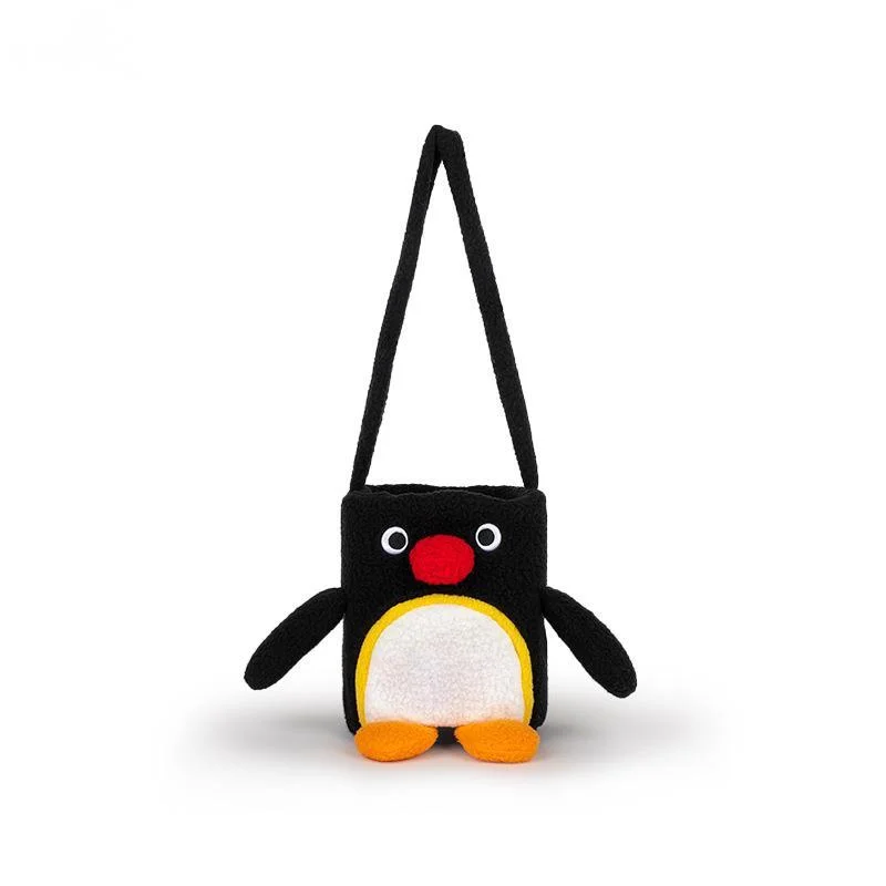 Pingu плюшевый рюкзак с мультяшными милыми животными плюшевые игрушки мягкие набивные животные сумка через плечо для детей девочек Подарки на день рождения