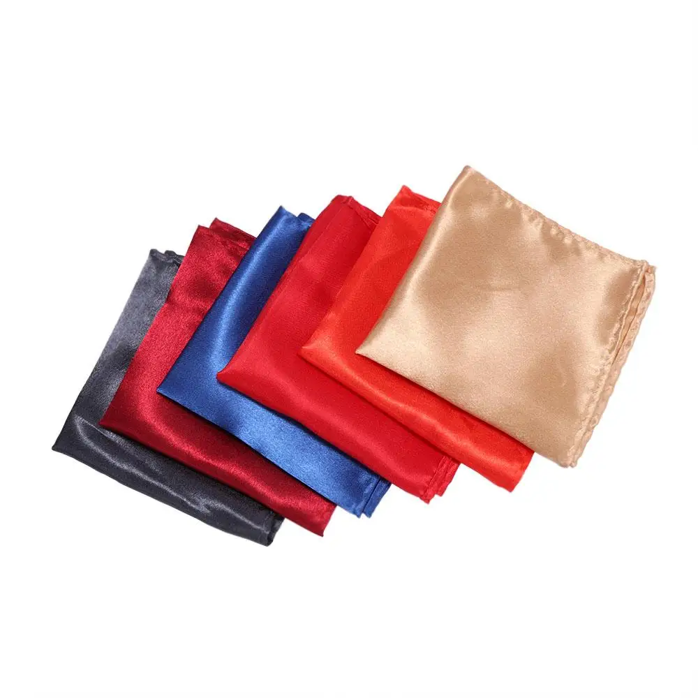 Accesorios para Hombre, Pañuelo de Bolsillo Liso para Traje Formal, para Boda, Fiesta, Pañuelo de Seda para Hombre