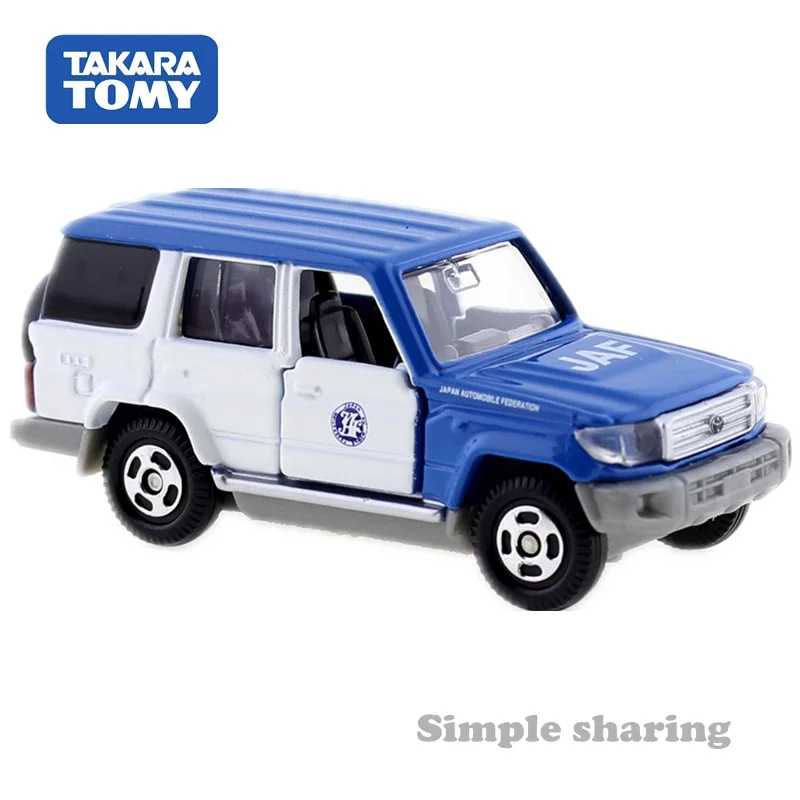 Takara Tomy Tomica 44 Toyota Land Cruiser Jaf Road Service Auto Waage 1/71 Kinderspiel zeug Kraftfahrzeug Druckguss Metall Modell neu