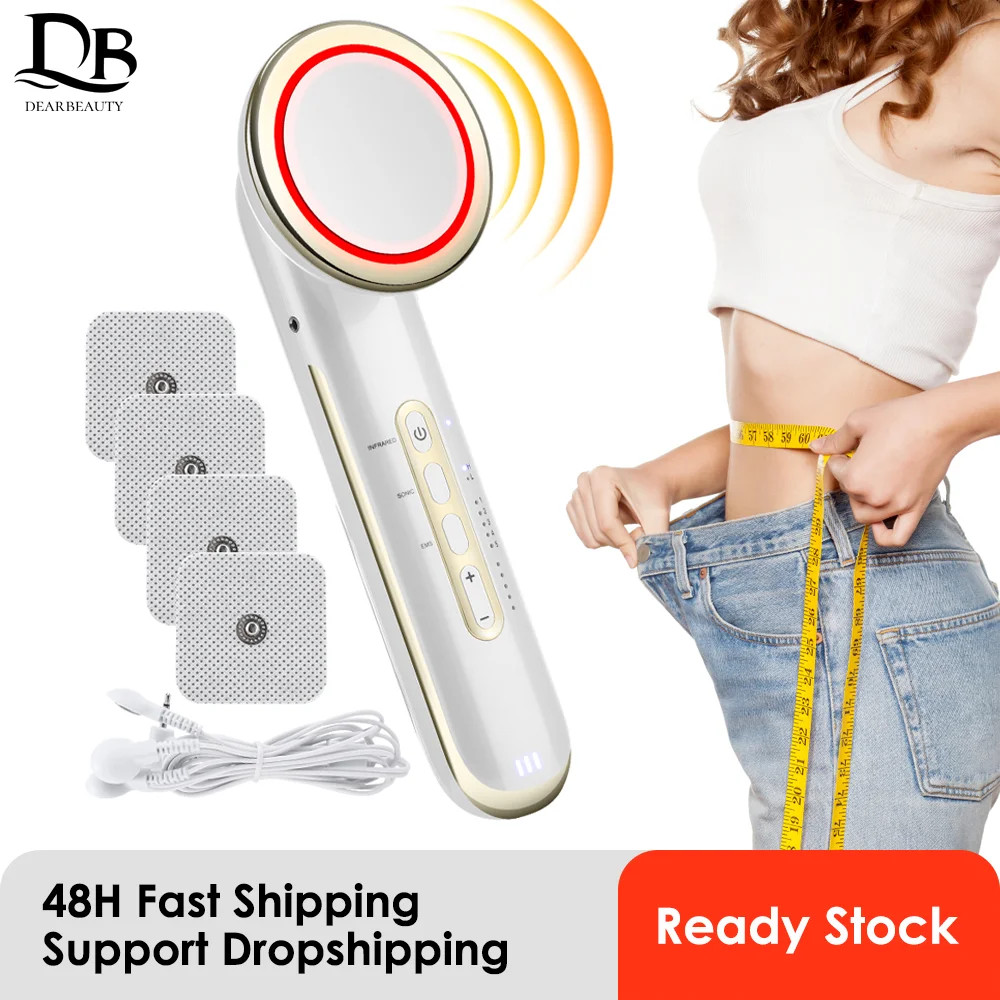 

Electric Body Shaping Massager Infrared Ultrasound Cavitation Fat Burner EMS Ultrasonic Slimming Machine Face Lifting Skin Tight