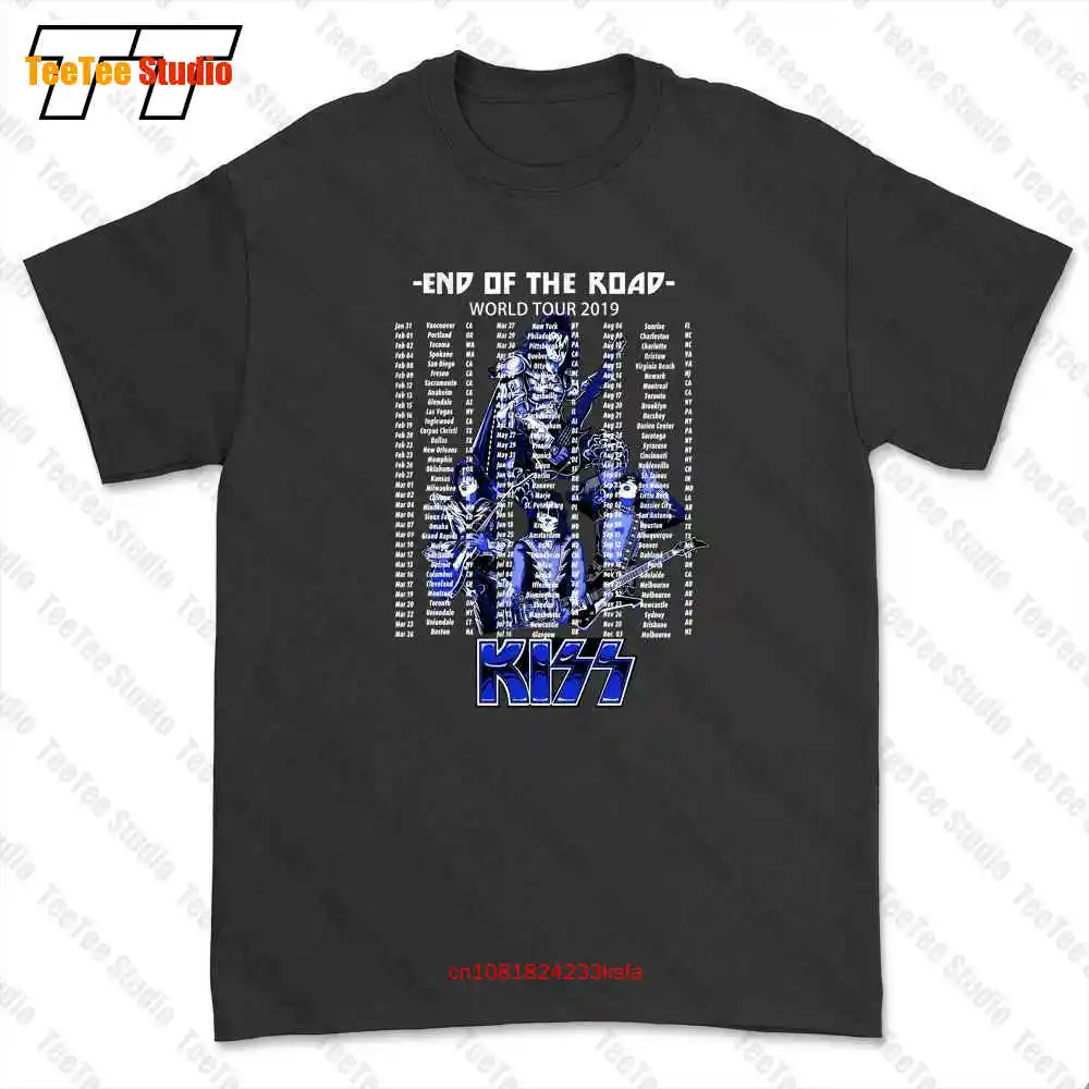 New Kiss 2019 End Of The Road World Tour T-shirt Tee VZD3