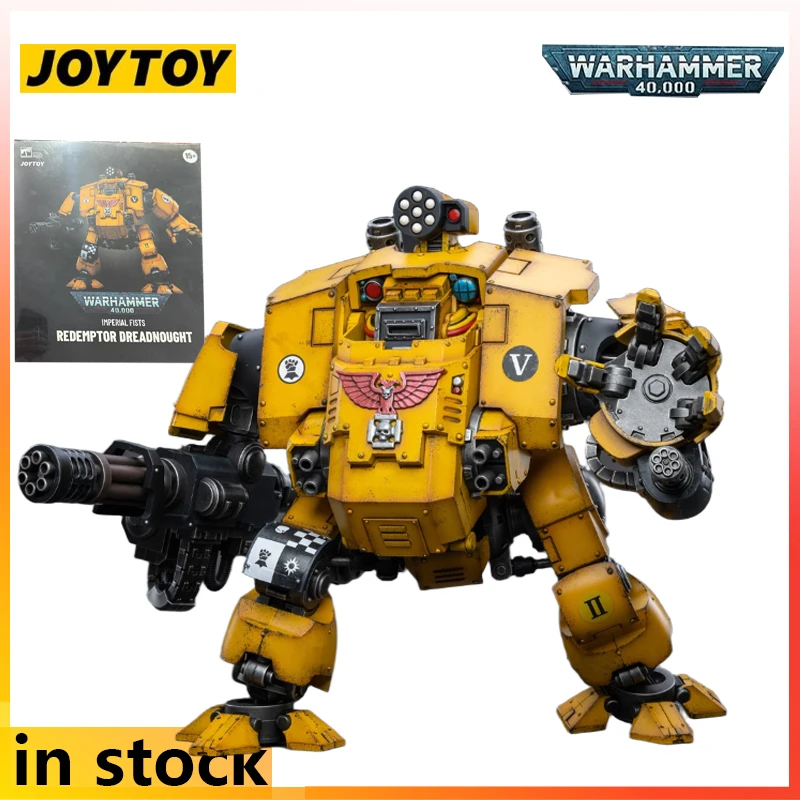 Joytoy original 1/18 terminado móvel série mecha warhammer 40000 punhos imperiais anime figura de ação modelo brinquedos presentes para meninos