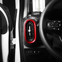 Red Interior Dashboard Both Side Air Conditional Vent Trim Frame Cover For Kia Morning Picanto 2021-2023
