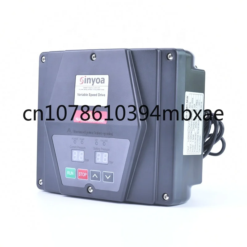 1.5kW single phase input variable speed drive smart water pump auto drive frequency inverter for constant pressure water supply