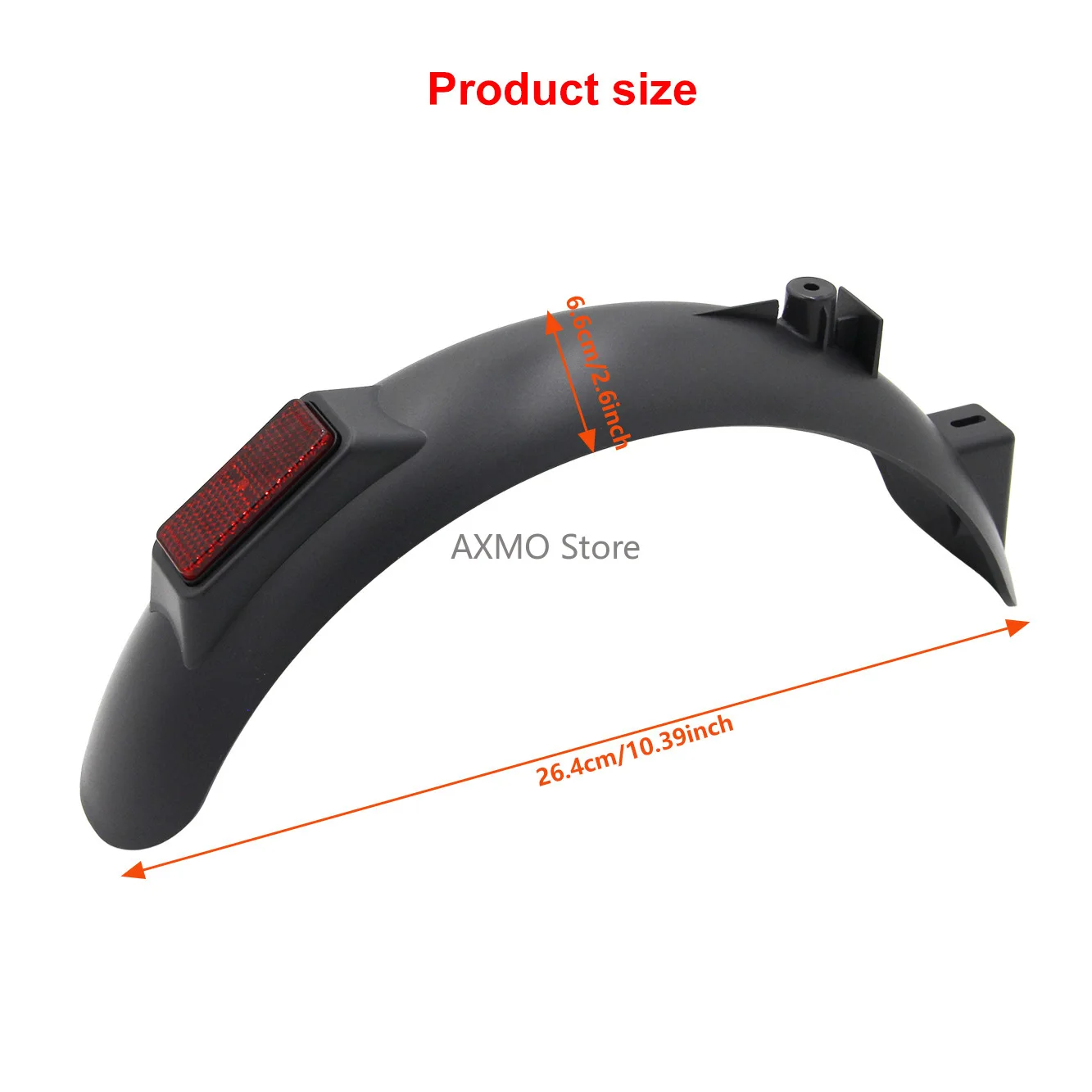 

Rear Fender Rear Mudguard with Warning Tail Light for Xiaomi 4Lite Second-generation Waterproof Plate Electric Scooter Parts