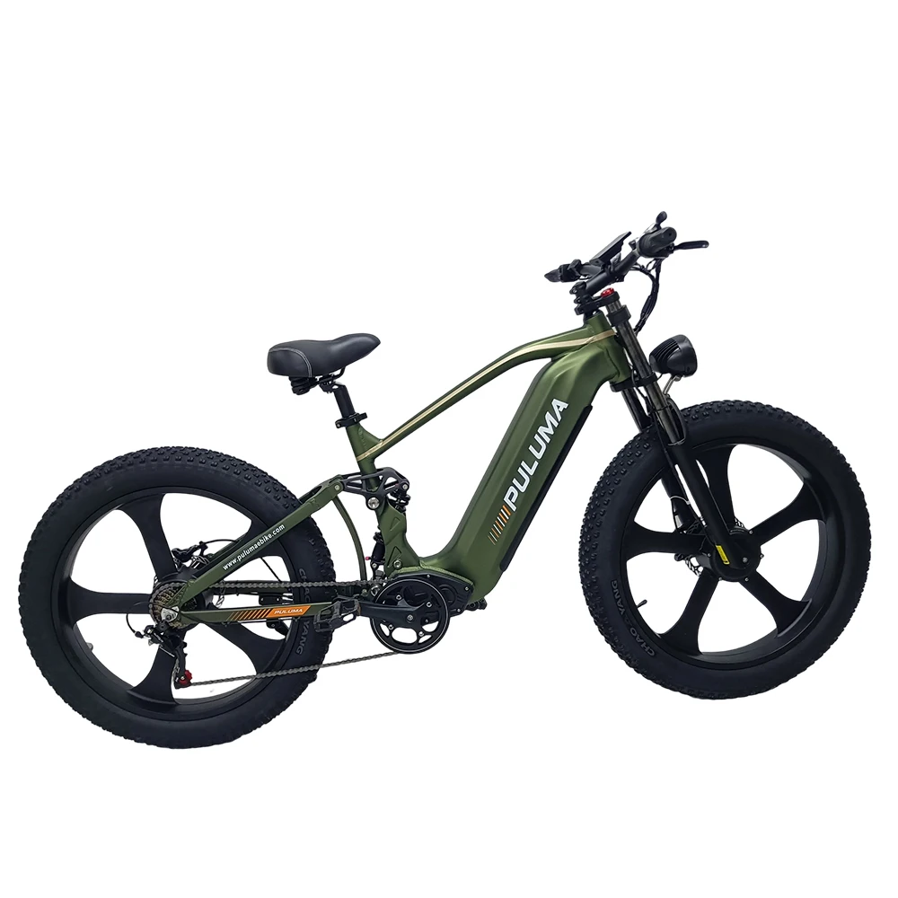 PULUMA PE900 Elektrofahrrad mit 40 km/h Geschwindigkeit, 52V 20AH Batterie, 26x4.0 Fat Tire, Motor mit bis zu 120 km Reichweite, leistungsstarkes City-Cargo-E-Bike.