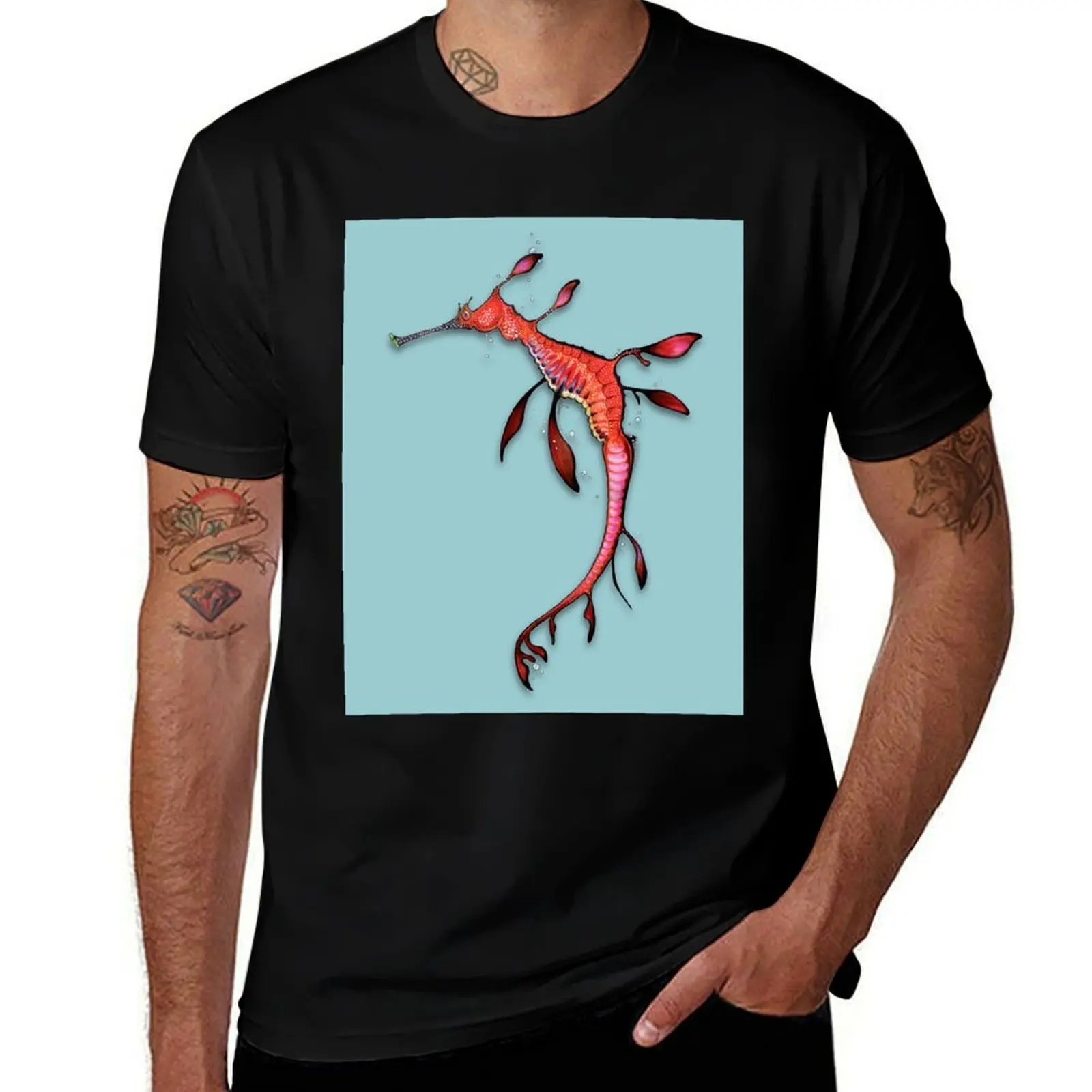 Футболка Weedy Seadragon, повседневная футболка с коротким рукавом