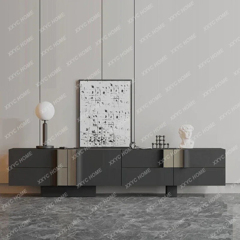 

Y1 Retro TV cabinet Modern minimalist storage creative paint storage cabinet customization