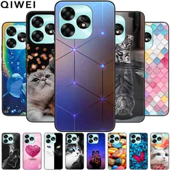 For UMIDIGI A15C Case Protective TPU Soft Silicone Phone Cases for Umidigi A15 Shockproof Cover A 15 15c Cute Cats Painted Funda