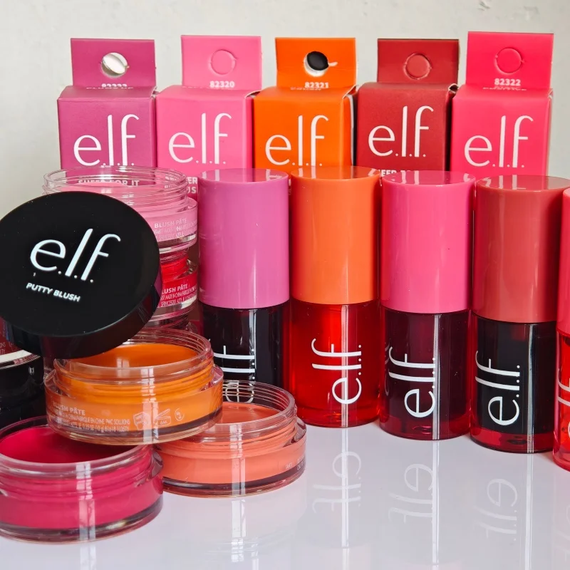 Popular Elf Brand Portable Fruit Flavor Lip Gloss Thin Hydrating Nourishing Repairing Improve Lip Lines Tinted Lip Balm Cosmetic