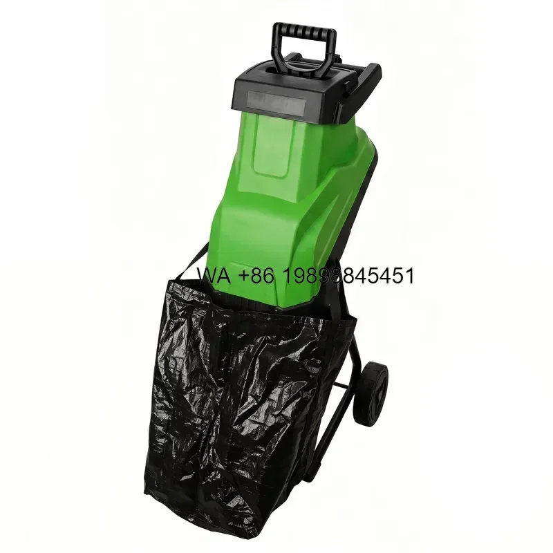Wmwmnu for Wood Chipper Garden Tree Branch Cutter Shredder with 41L Collection Bag