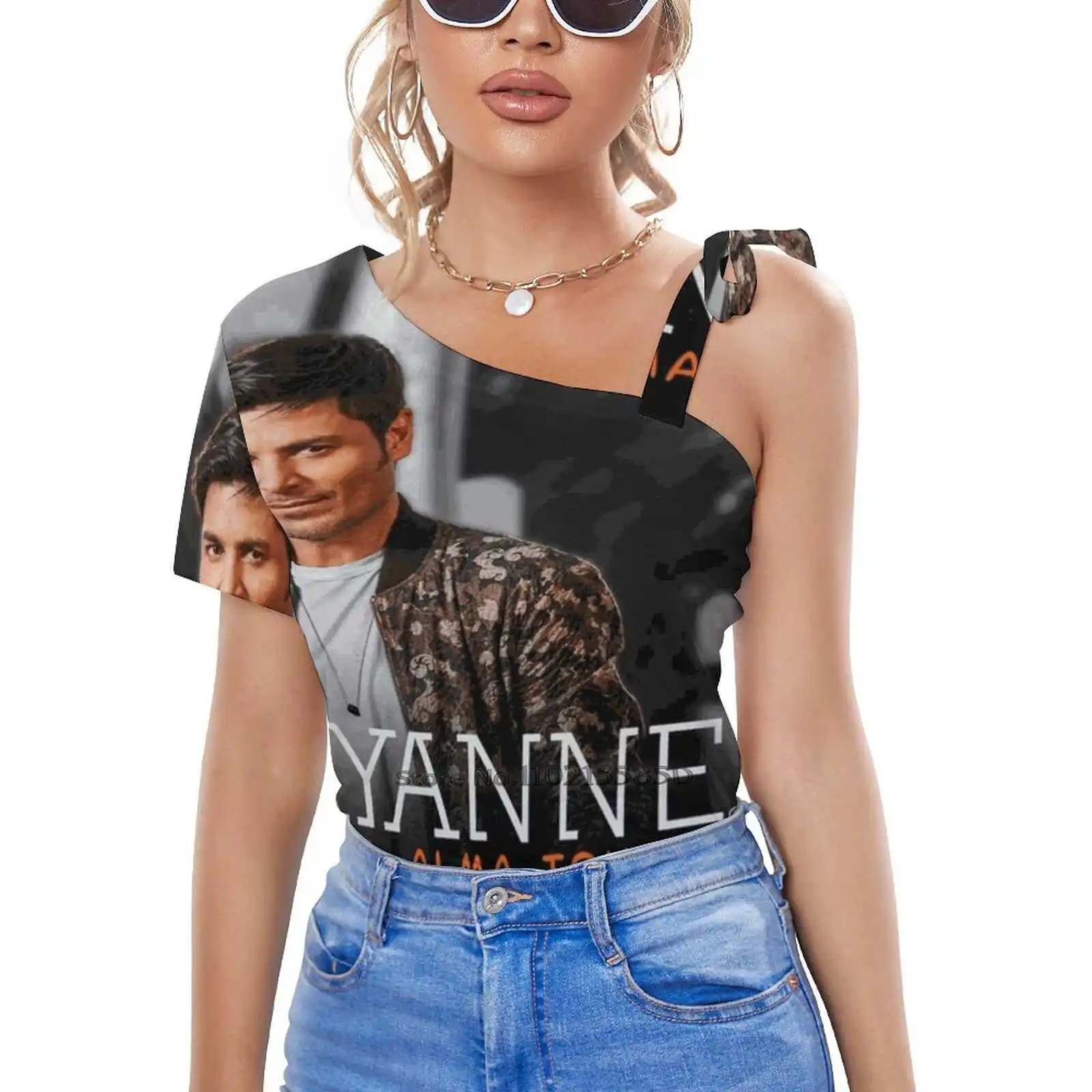 Bopakal Chayanne Desde El Alma Tour 2019 Zipper Sexy T-Shirt Casual Tops Hollow Pullover Ladies Top T Shirts Live Concert Music