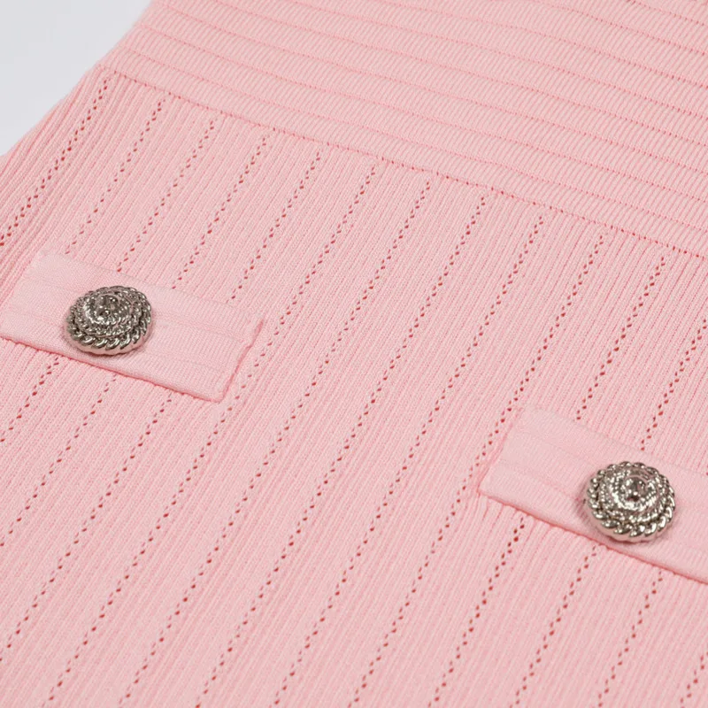 فستان صيفي محبوك بأكمام قصيرة ورقبة على شكل حرف V من CHUJIE 2025، فستان ضيق مطرز بقصة ضيقة، زي متعدد الاستخدامات عالي الجودة