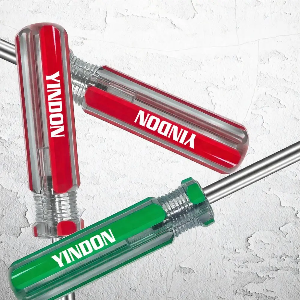 For For Yingdun Magnetic Screwdriver Kit High Transparency Handle Phillips Slotted Bits For Daily Home Repair Hand Tool