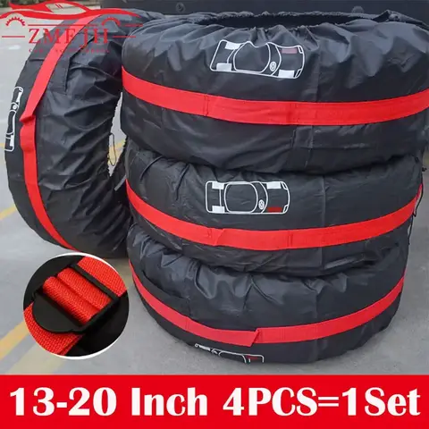 Car Tire Cover and Storage Bag 4pcs ZMFJH