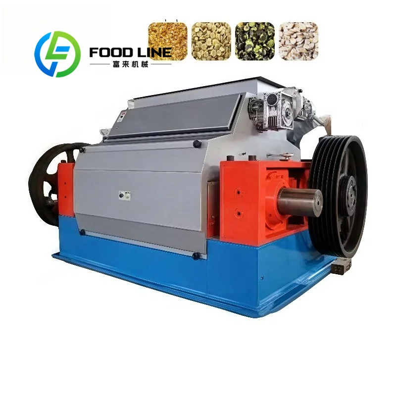 Energy Saving Steam Corn Flaking Line Efficient Steam Corn Flaking Machine For Low Consumption Feed Processing Work