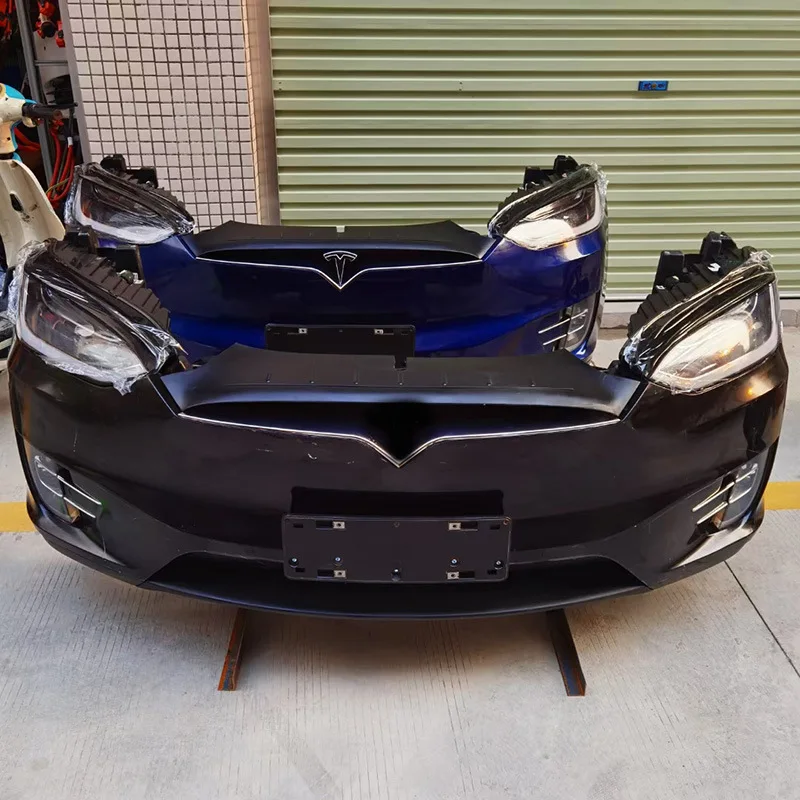 

Suitable for Tesla Model 3/Y/X/S front bar assembly front mouth headlight machine cover leaf plate original dismantling parts