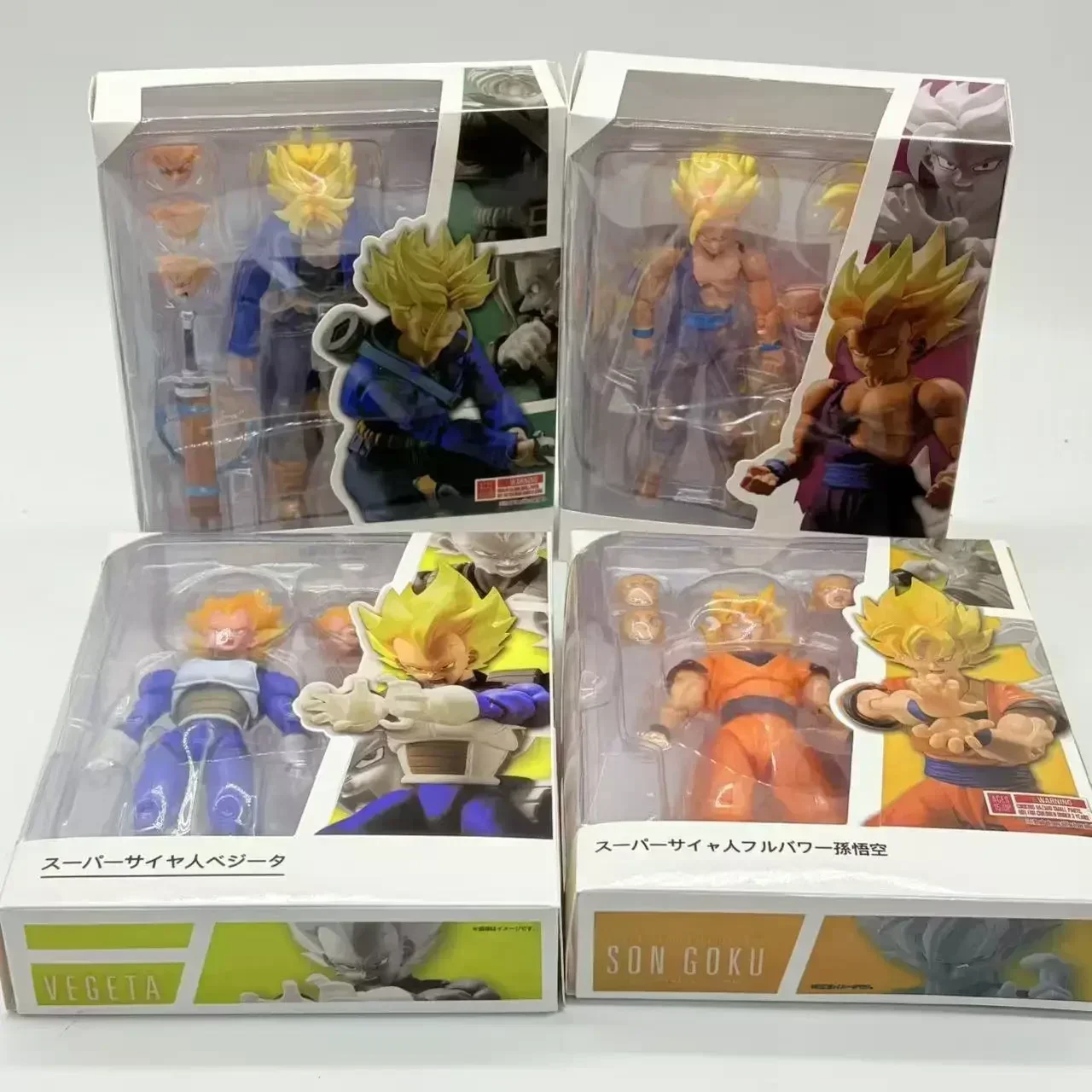 

Новинка! В НАЛИЧИИ: Фигурки Dragon Ball SHF Гоку и Вегета, Супер Сайян Гогета, коллекционные модели из ПВХ, игрушки для детей, подарки.