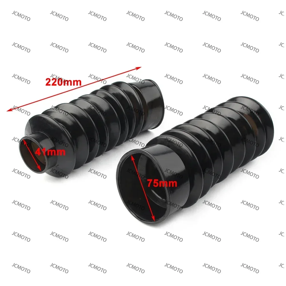 

2Pcs 41mm Universal For Harley Softail FXST Dyna FXDWG FXWG Rubber Motorcycle Fork Boots Gators Covers