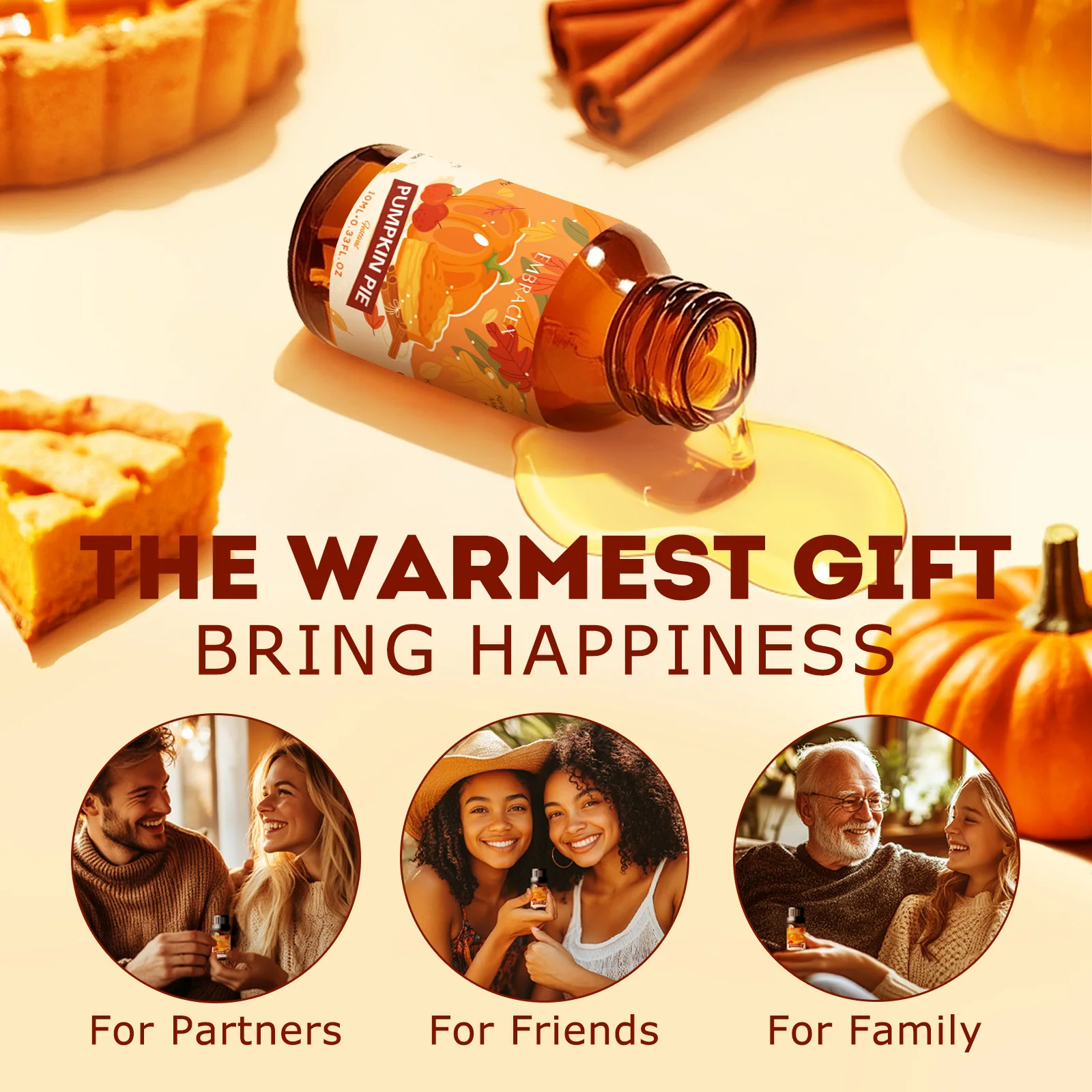 10ml Pumpkin Pie Fragrance Oil - Soap Making Ingredient 评论和价格