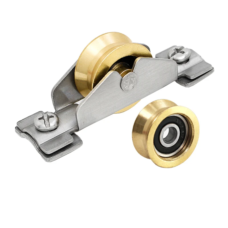 

Балконная раздвижная дверь, пластиковый стальной оконный шкив, стекло, алюминиевый сплав, латунное колесо, нейлоновая роликовая фурнитура