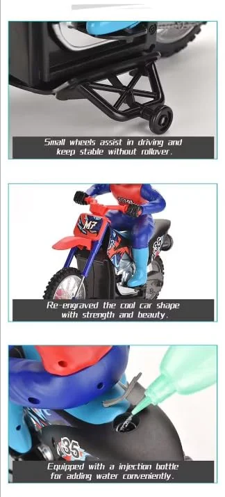 33 CM Full screenshot - simulation remote control bike 2.4 demo G Motorized 1:10 motocross car equipped with light wheel