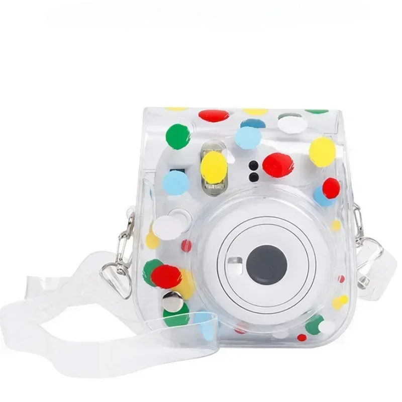 

Instant Camera Bag for Fujifilm Instax Mini 12 11 Camera Accessories Portable Transparent Cover Case with Shoulder Strap