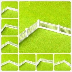 Länge 1m Skala 1:100 Simulation Miniatur Geländer/Zaun Modell DIY Garten/Eisenbahn Szene Layout Material Diorama Kit