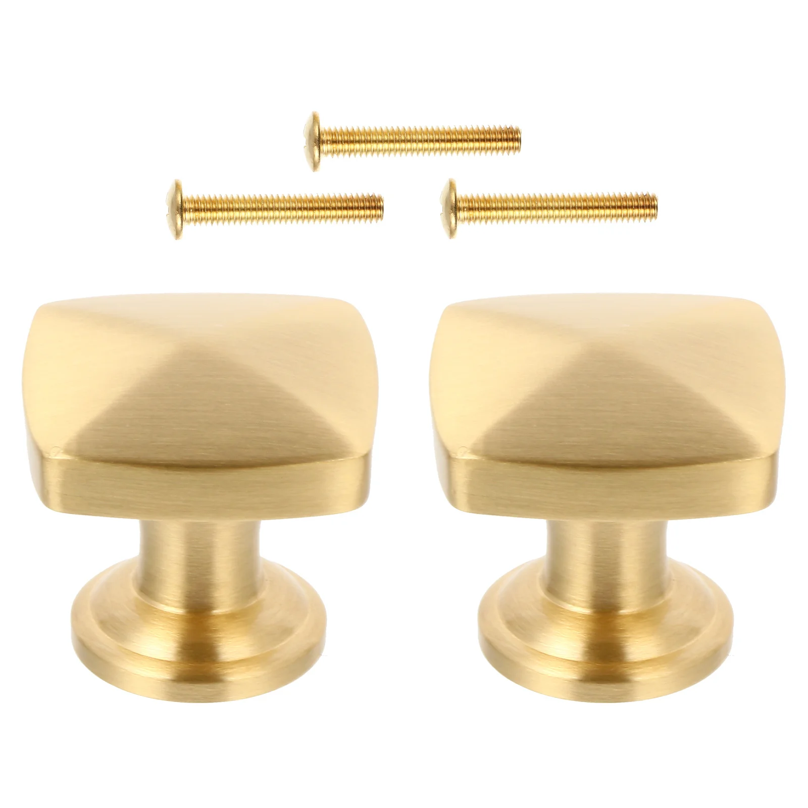 

2Pcs Brass Pull Handle Durable Cabinet Knob Perfect for Drawer Door Cupboard Indoor Use Cabinet Handle Drawer Knob