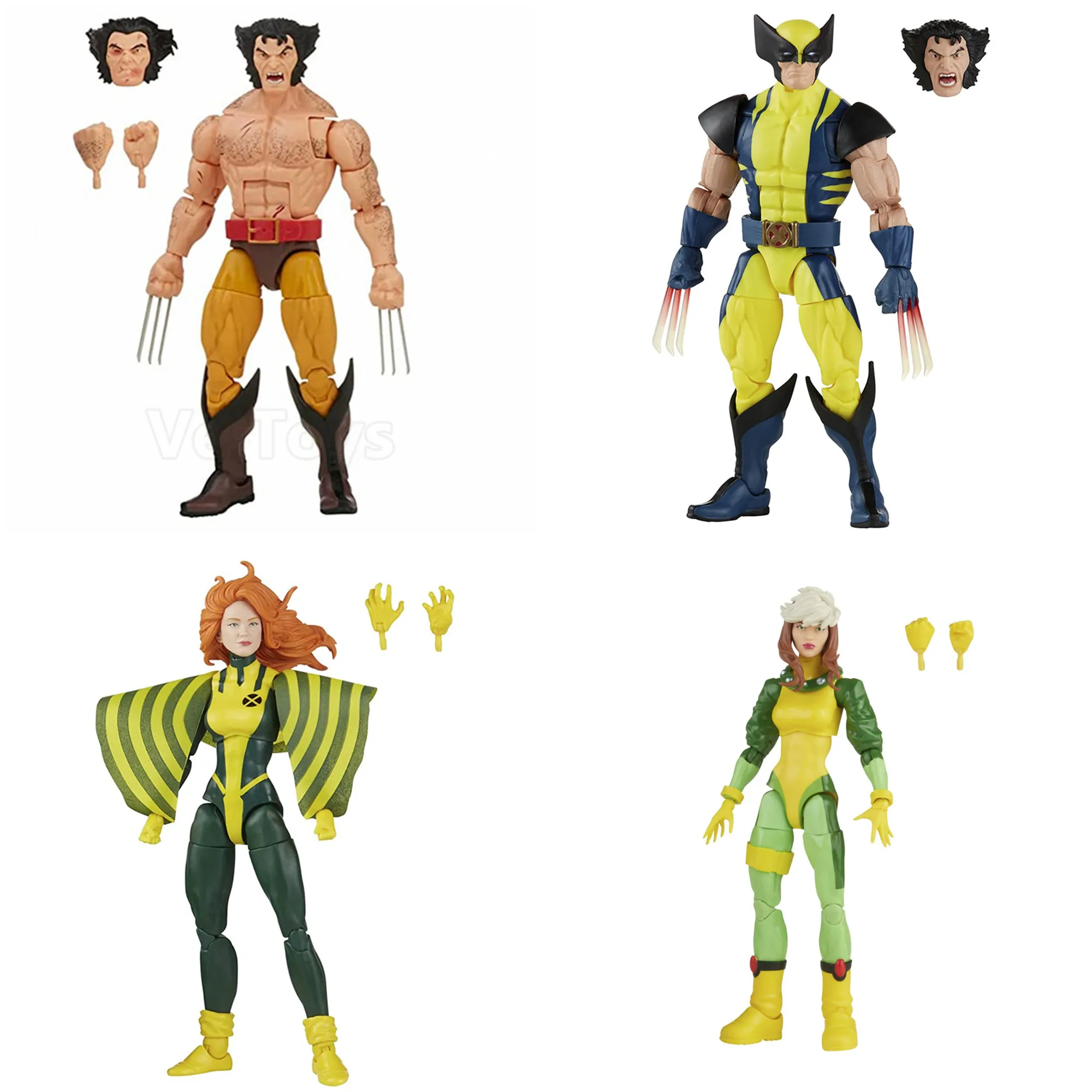 Marvel Legends X-MEN Wolverine Sabretooth Siryn Rogue Weapon-X Gambit Deathlok Blink 97 Bishop Magneto 6\