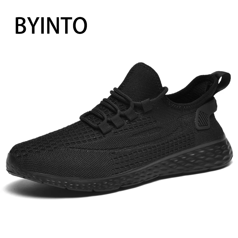 Big Size 36-48 Men Tennis Sport Shoes Ultralight Breathable Mesh Sneakers Gym Black Women Sock Footwear Tenis Masculino Feminino