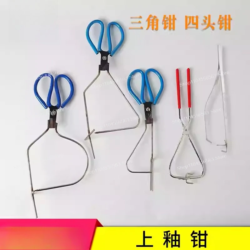 

Глиняная скульптура, щипцы для погружения, керамический инструмент для цветной глазури, ремесло, скульптура, литье