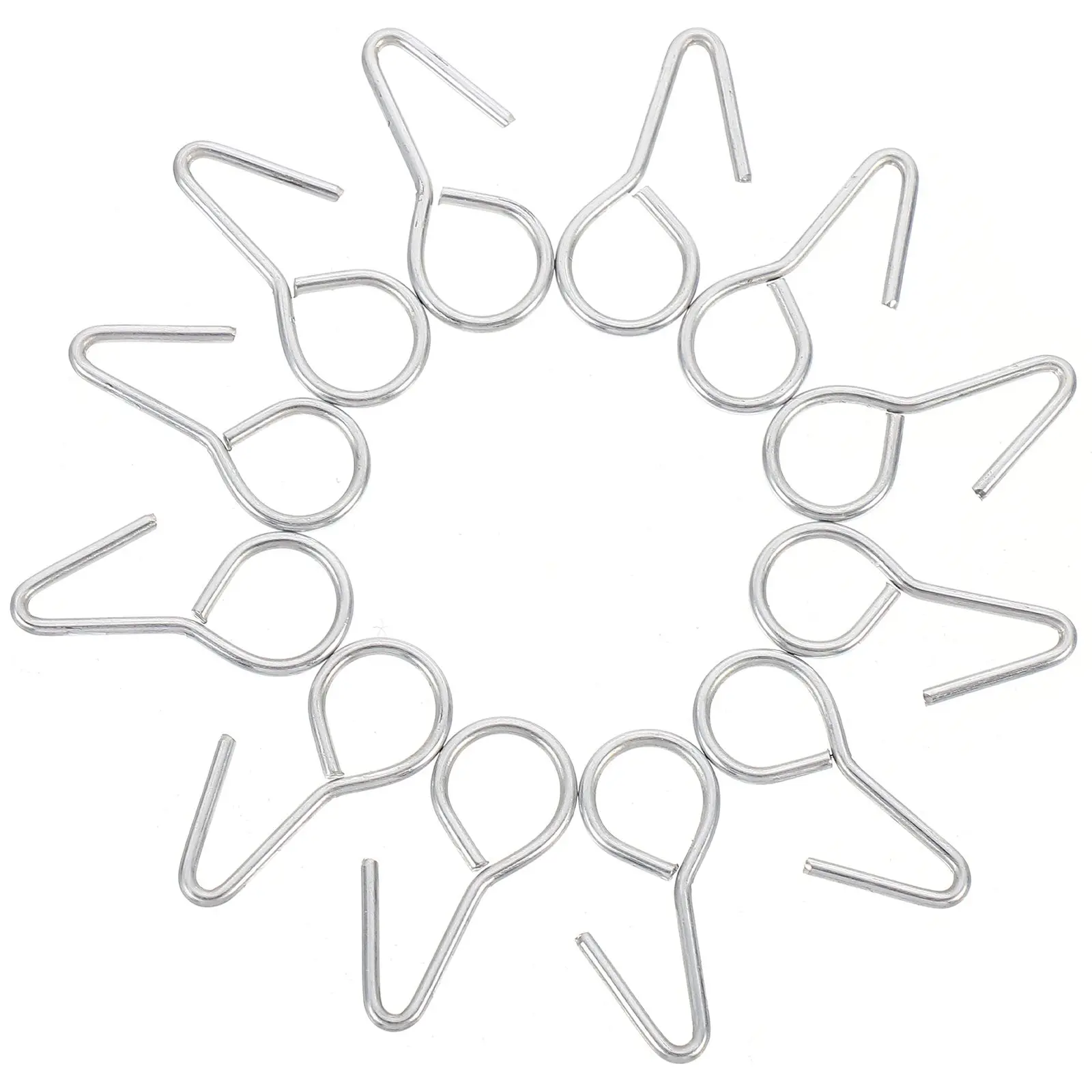 

100pcs Car Seat Cushion Hooks Sturdy Iron Safe Durable Fixing Hanger for Seat Pads Easy Installation Practical Use Automotive