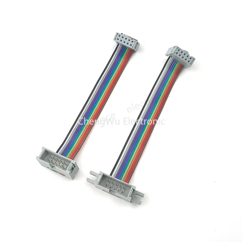 1pcs FC to DC3 2.54mm Pitch IDC Color Flat Cable LED Screen Connection JTAG Download Line 10/20/40/60/80cm 40P GPIO Ribbon Cable