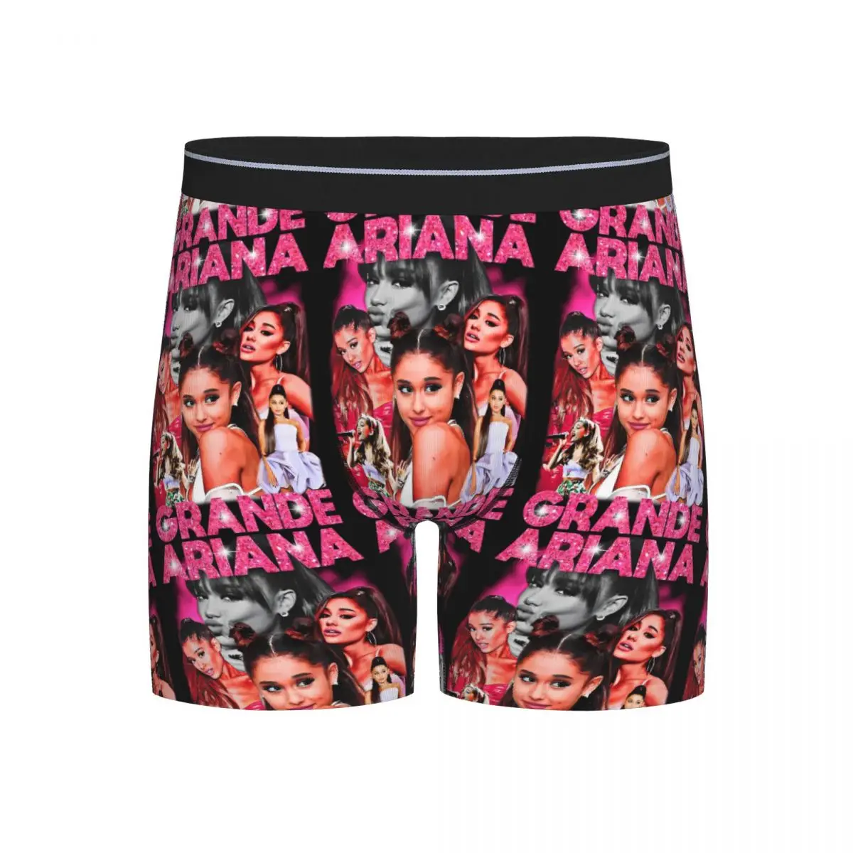

Long Boxer Underpants Shorts Ariana Grande Singer Yes And Merch Songs Panties Men's Comfortable Underwear for Homme Man Gift