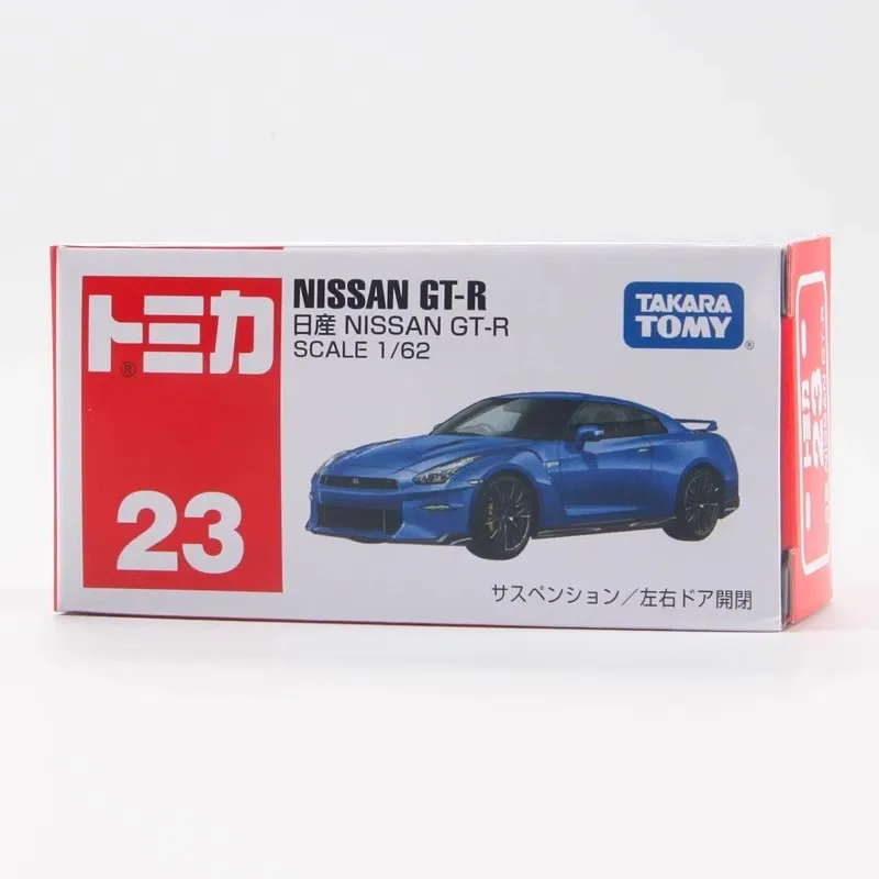 In Stock Original Tomica No.23 NISSAN GTR Coupe 228387 Alloy Diecast Mini Sports Car Takara Tomy Simulation Vehicle Collection T