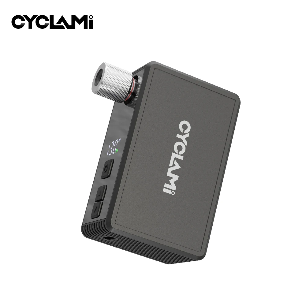 AliExpress CYCLAMI AM6 Pro Mini Electric Automatic Air Pump Portable Digital Inflator MTB Road Bike Schrader Presta Tires 130PSI 800mAh