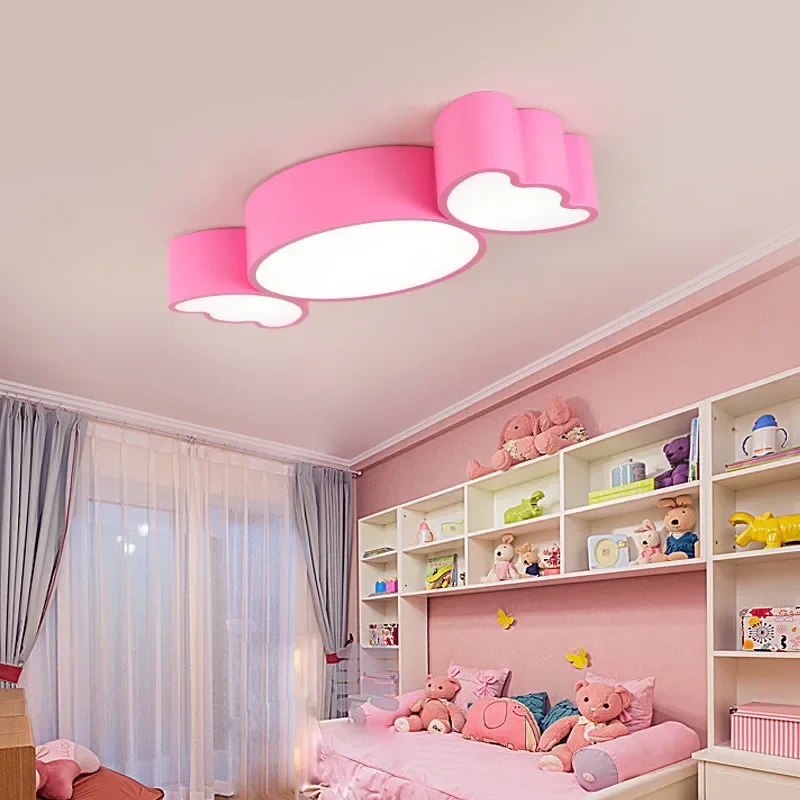 Children's kindergartens, ceiling lamps, cartoon candy, bedroom lighting, creative color early classroom playground ceiling lamp