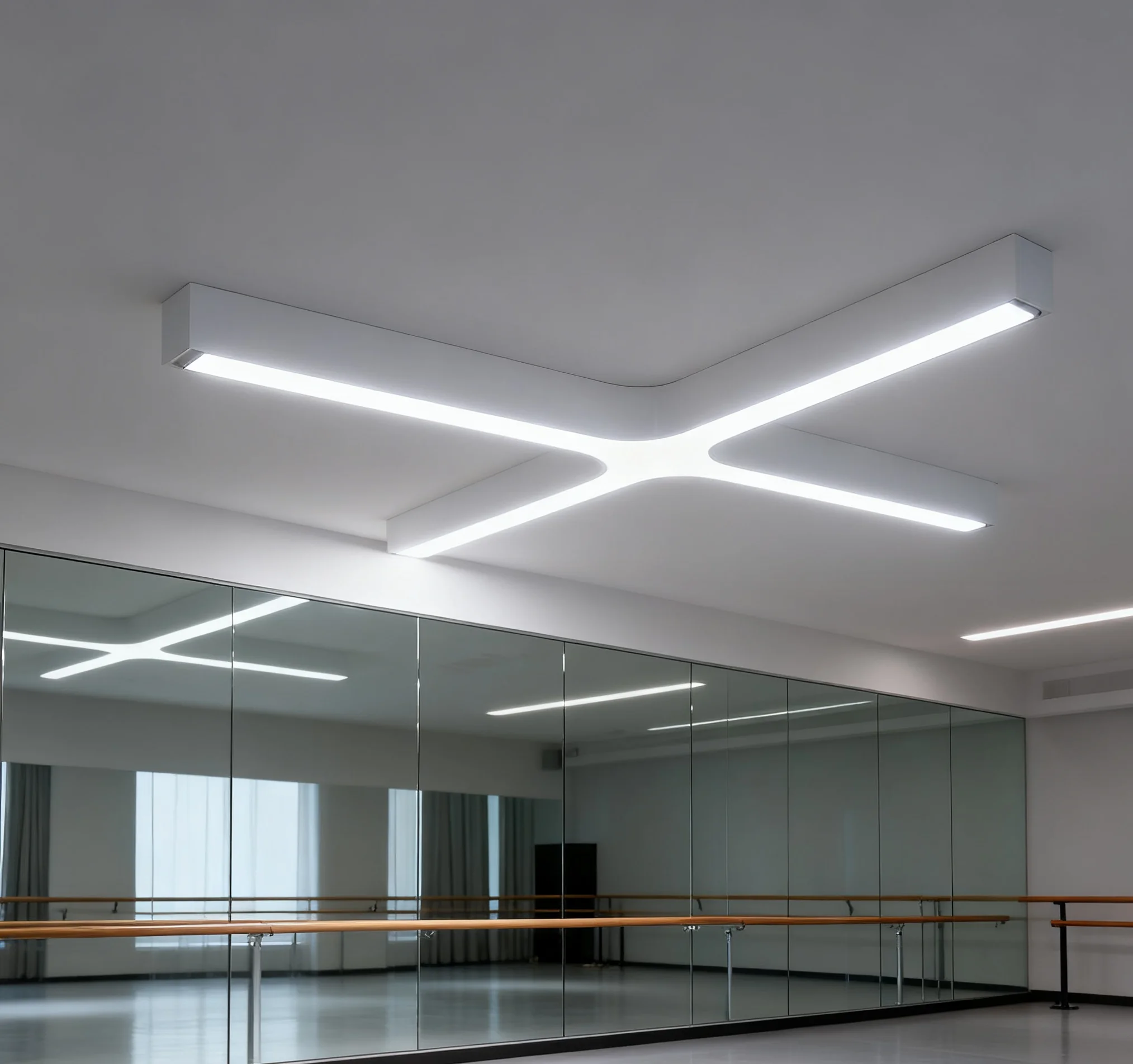 Source Factory Resistant Quick Splicing Aluminum Profile Linear LED Light for Office Commercial Industrial Home Use