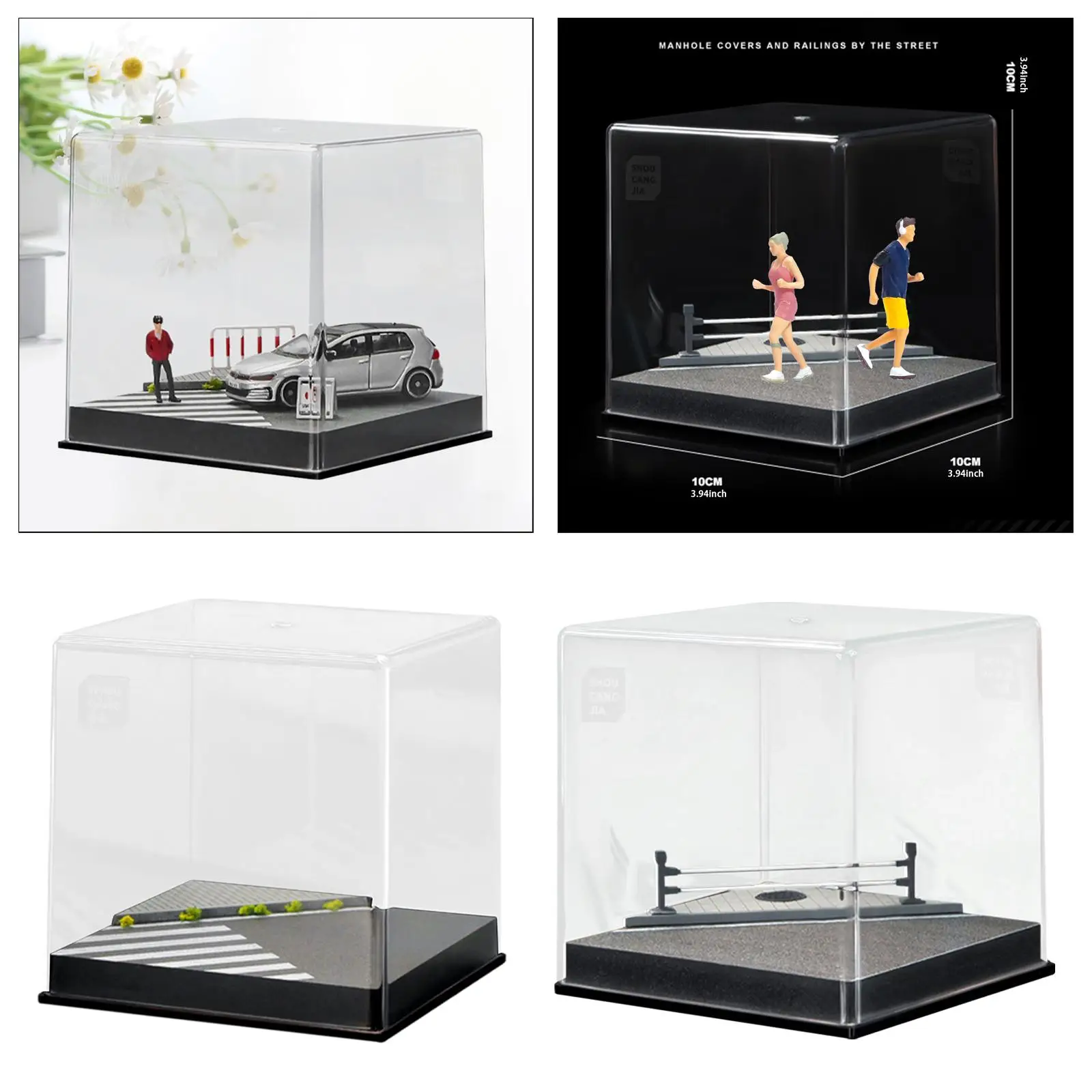 

Protection Showcase 1/64 Scale Shelf for Model Cars Action Figures Souvenirs
