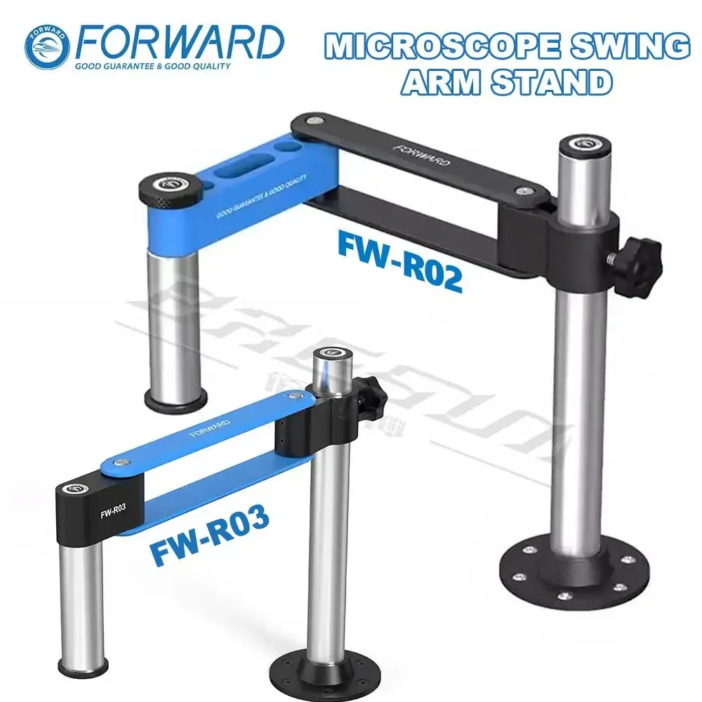 Forward FW-R02/FW-R03 Microscope Swing Arm 360 ° Movable Universal Metal Bracket for Phone Electronics Repair Microscope Tool
