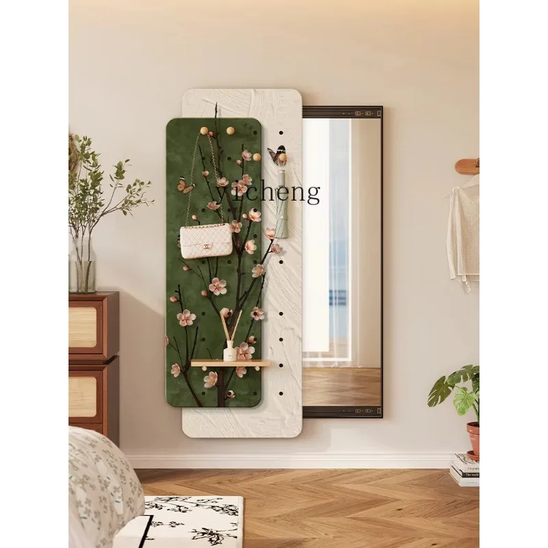 JI-8  Entrance Entrance Hidden Full-body Mirror Decorative Painting Hole Plate Push-pull Invisible Full-length Mirror