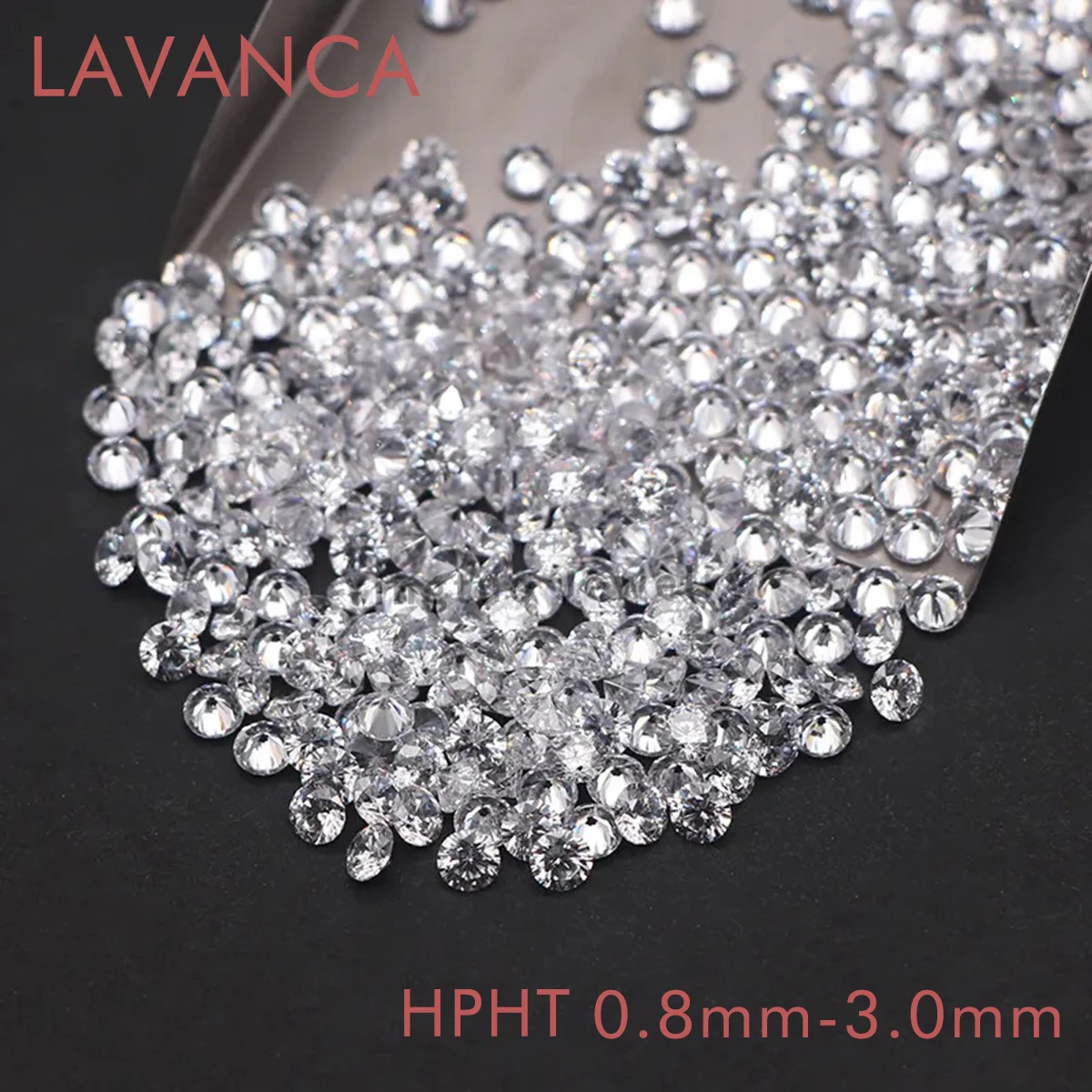 0.8~3.0mm Real Melee Diamonds HPHT Small Size Loose Diamonds DEF VS-VVS Round Lab Grown Diamonds For Fine Jewelry Made