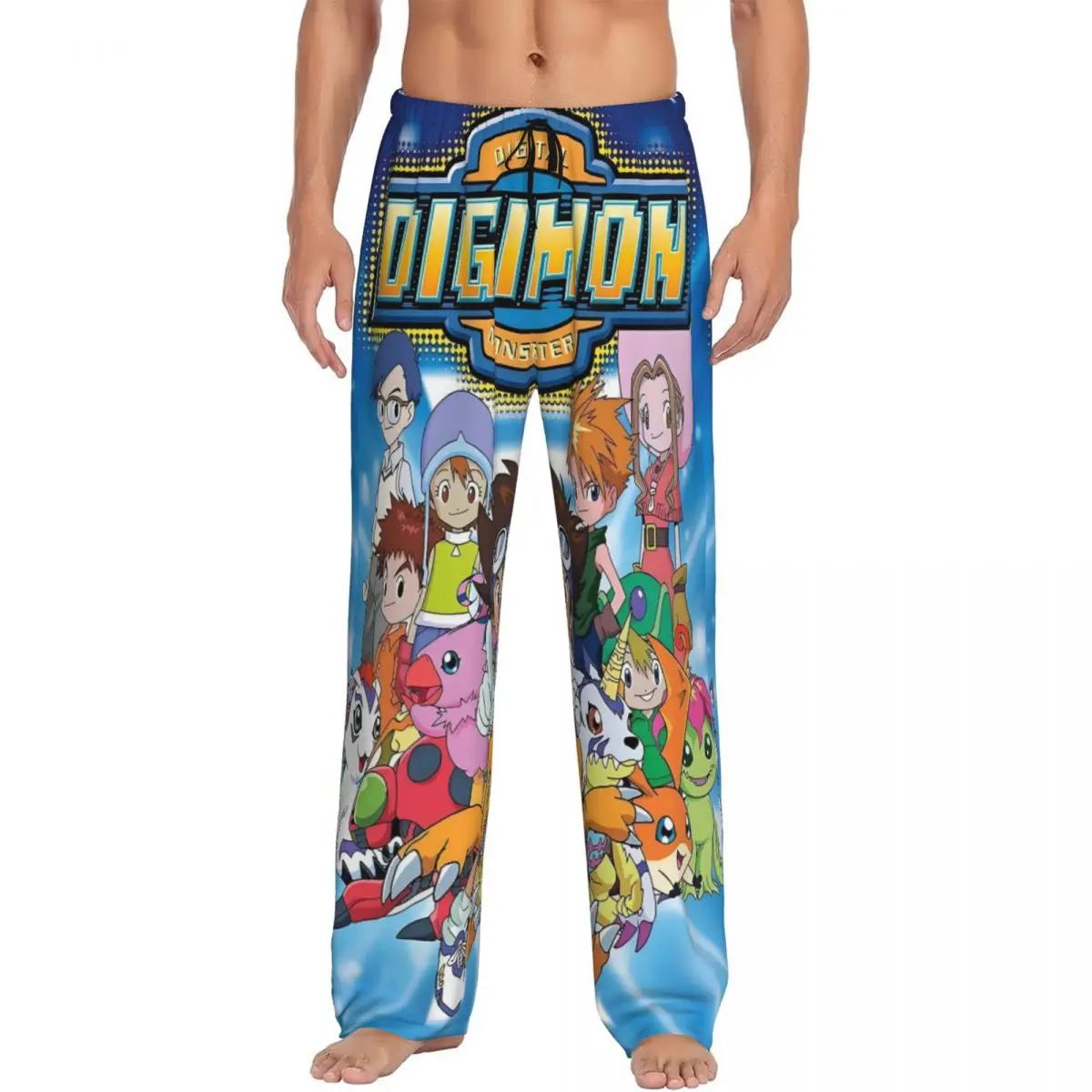 calca-de-pijama-masculina-com-estampa-personalizada-digimons-agumon-tailmon-cartoon-com-bolsos