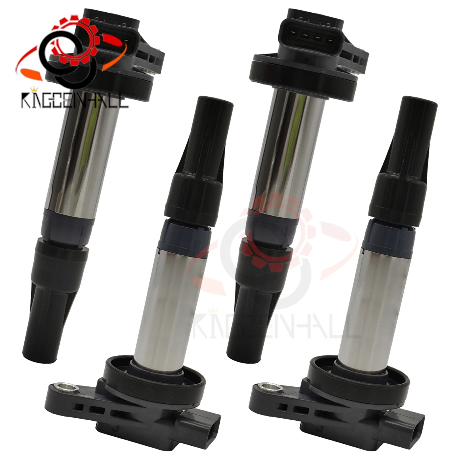 4PCS Ignition Coil Compatible with Jaguar S-Type Vanden XK8 XF 4.2L Land Rover LR3 4.4L 099700-1120 6R83-12A366-AA 0997001120