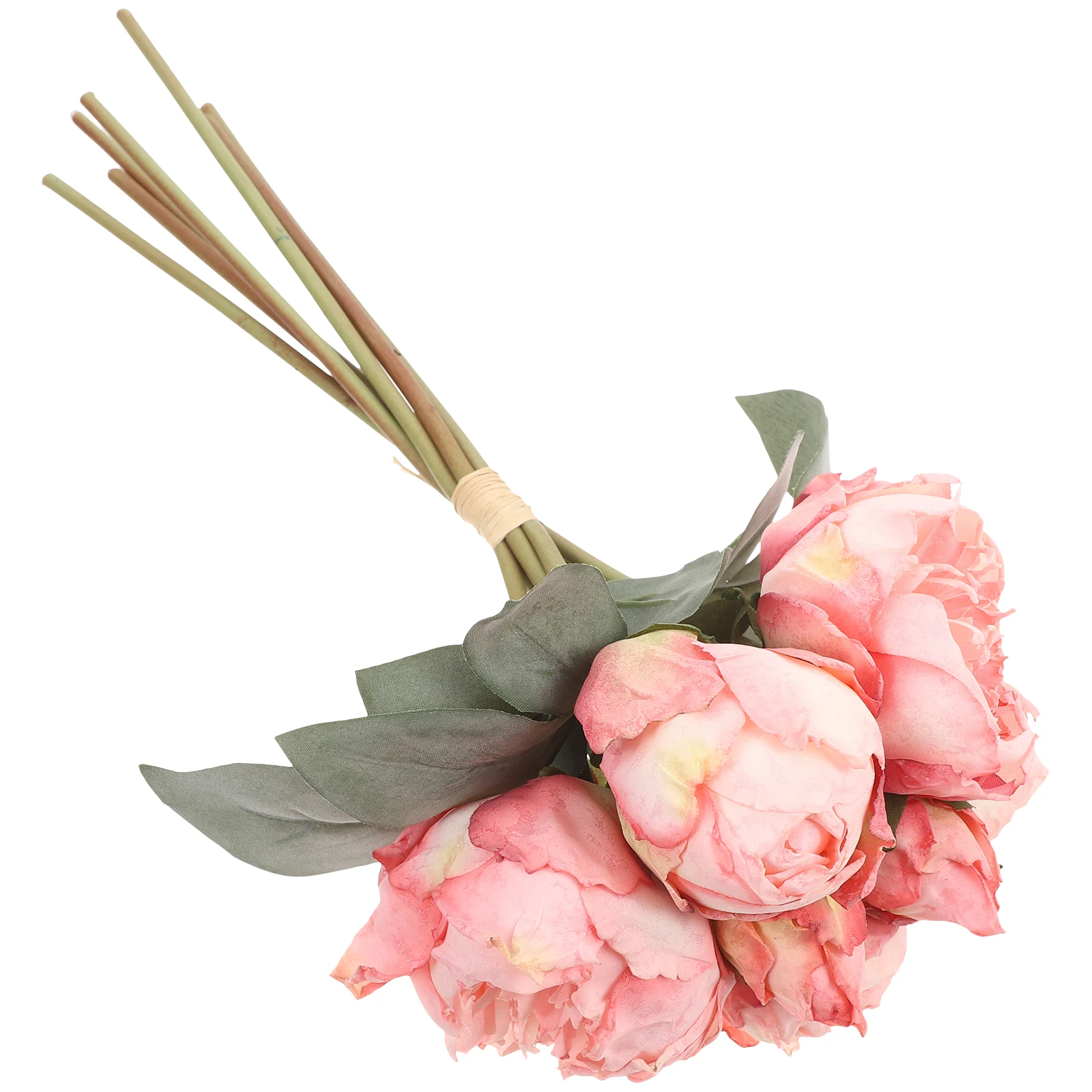 

Artificial Peony Bouquet 7 Stems Red PVC Simulation Decorative HomeFlowers for Artificial Flowers For Decoration Decoration